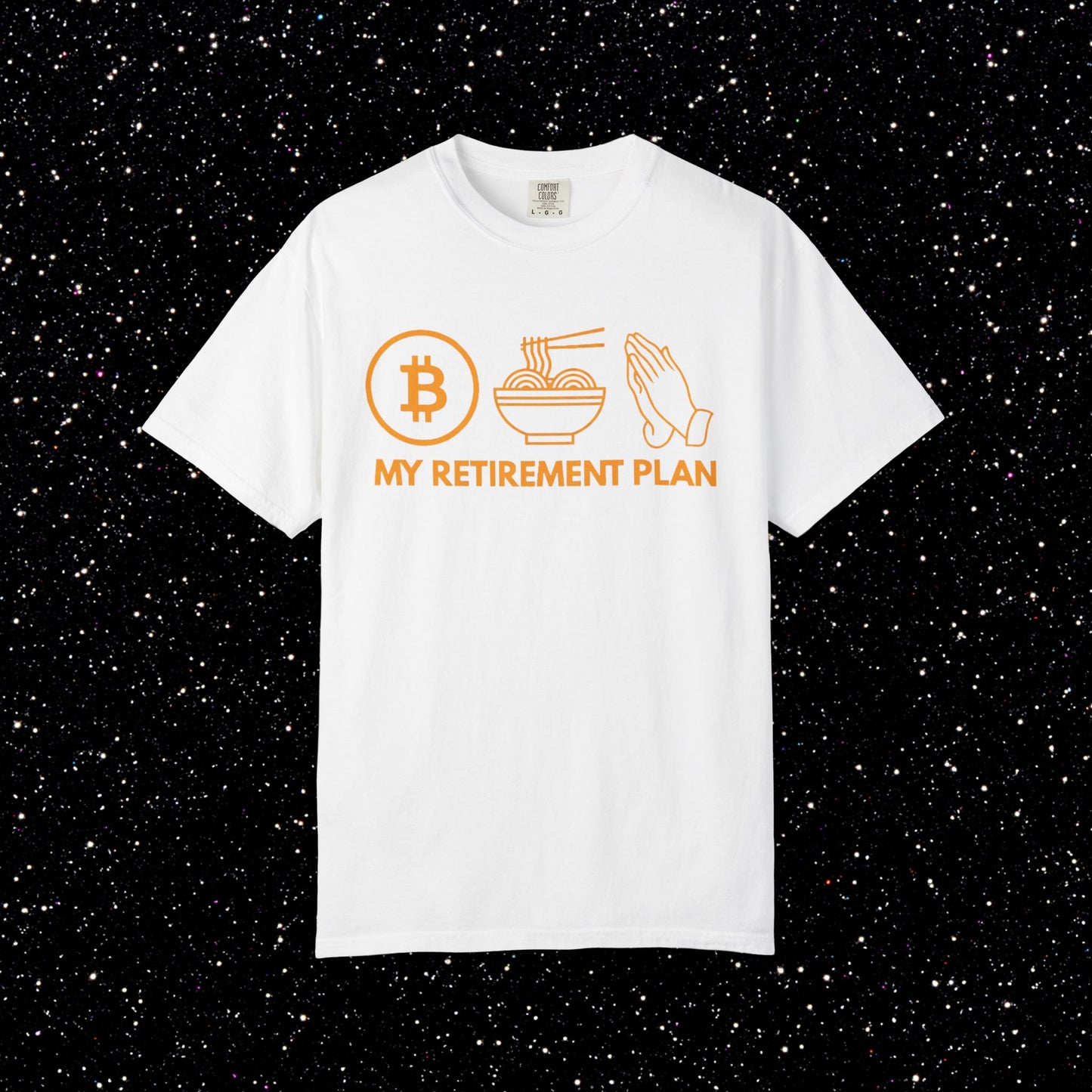 Ramen Retirement Plan Bitcoin Tee