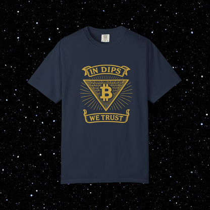 In Dips We Trust Bitcoin Tee