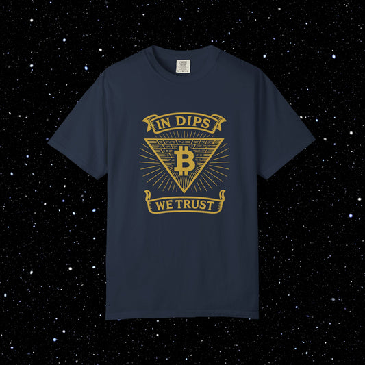 In Dips We Trust Bitcoin Tee