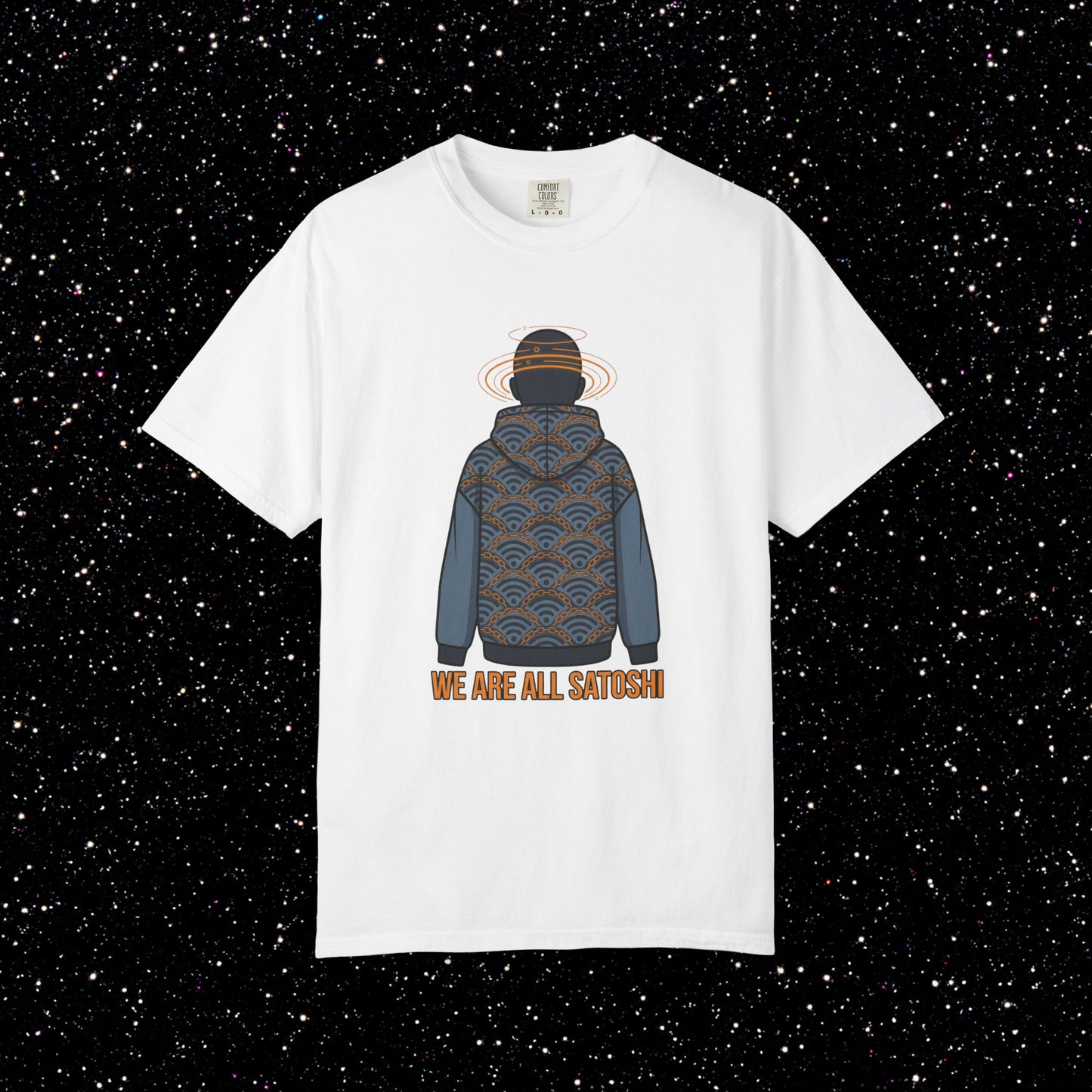 We Are All Satoshi T-Shirt — Crypto Hoodie Graphic Tee