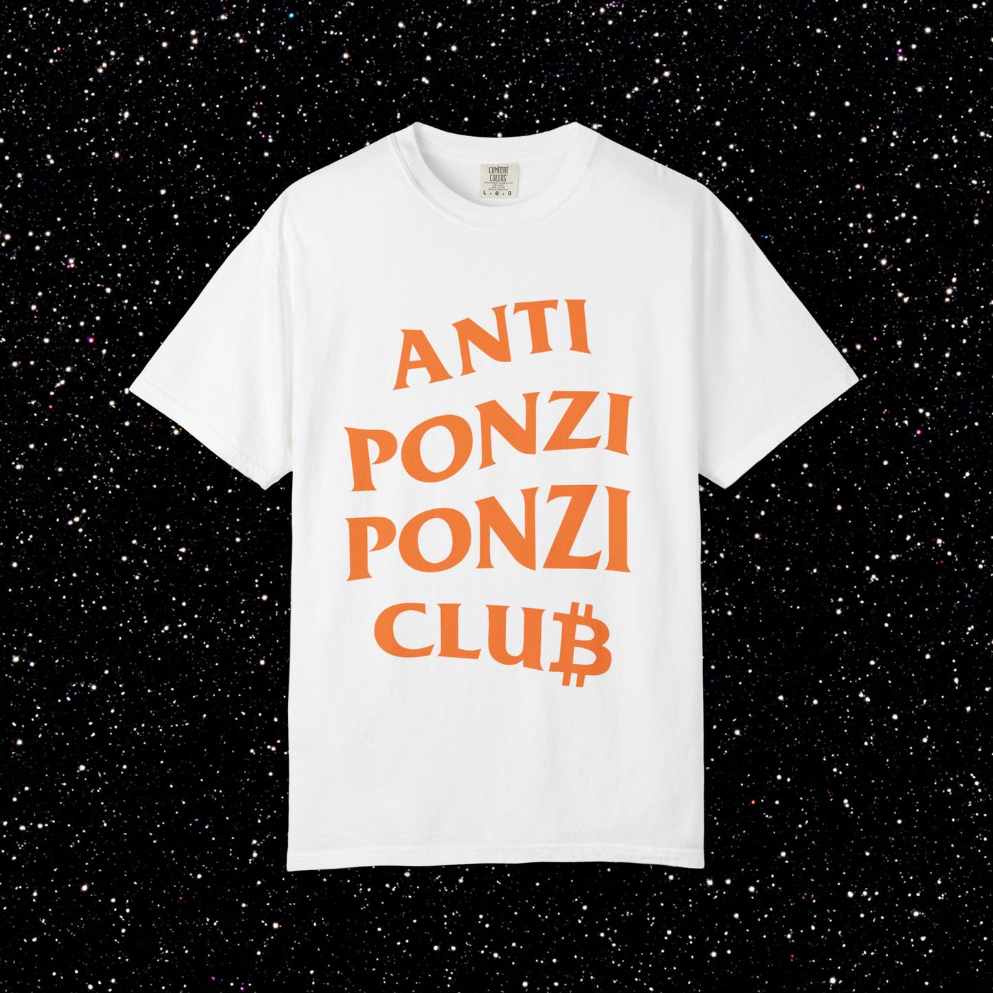 Anti Ponzi Ponzi Club Bitcoin Tee