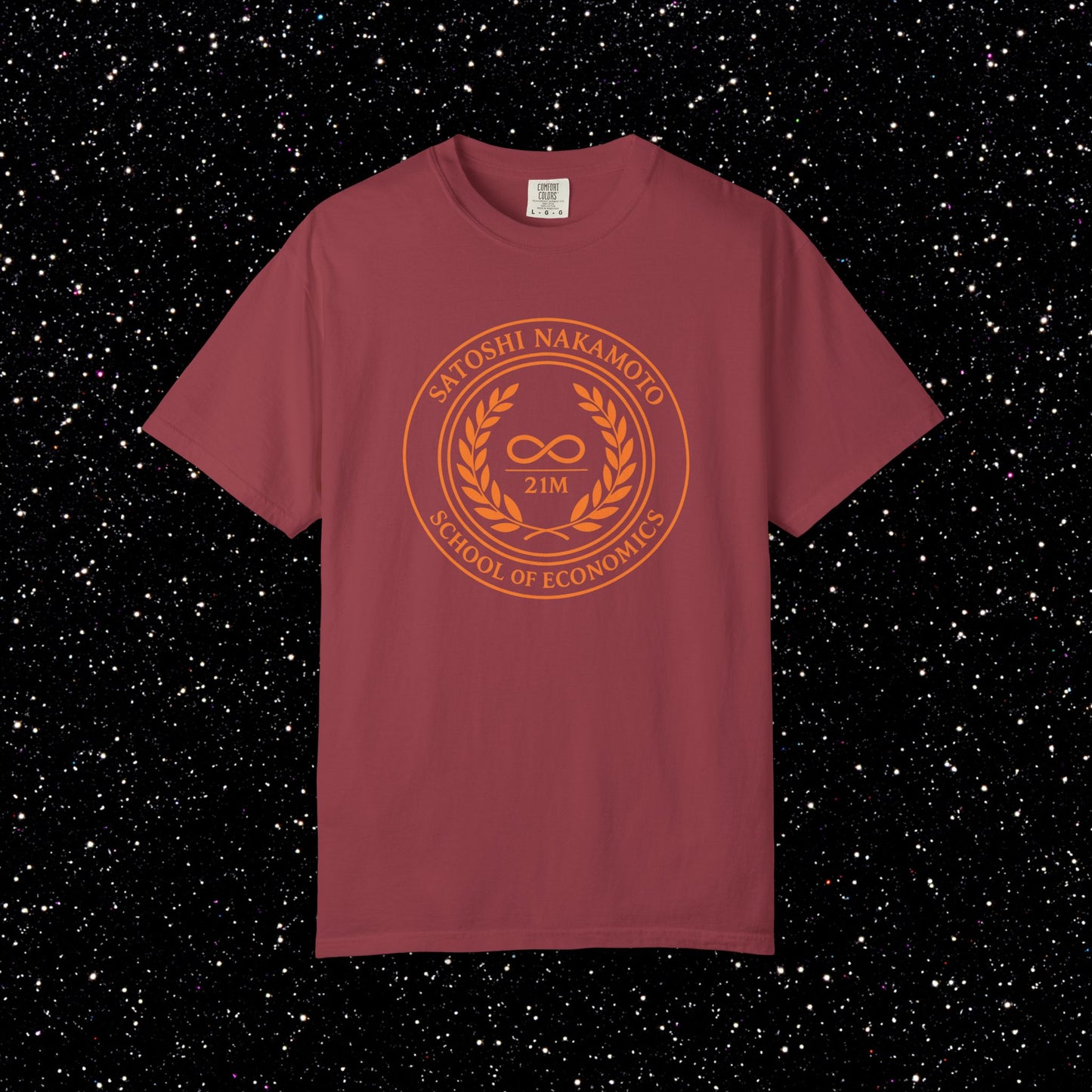 Satoshi Nakamoto School of Economics Orange Ink