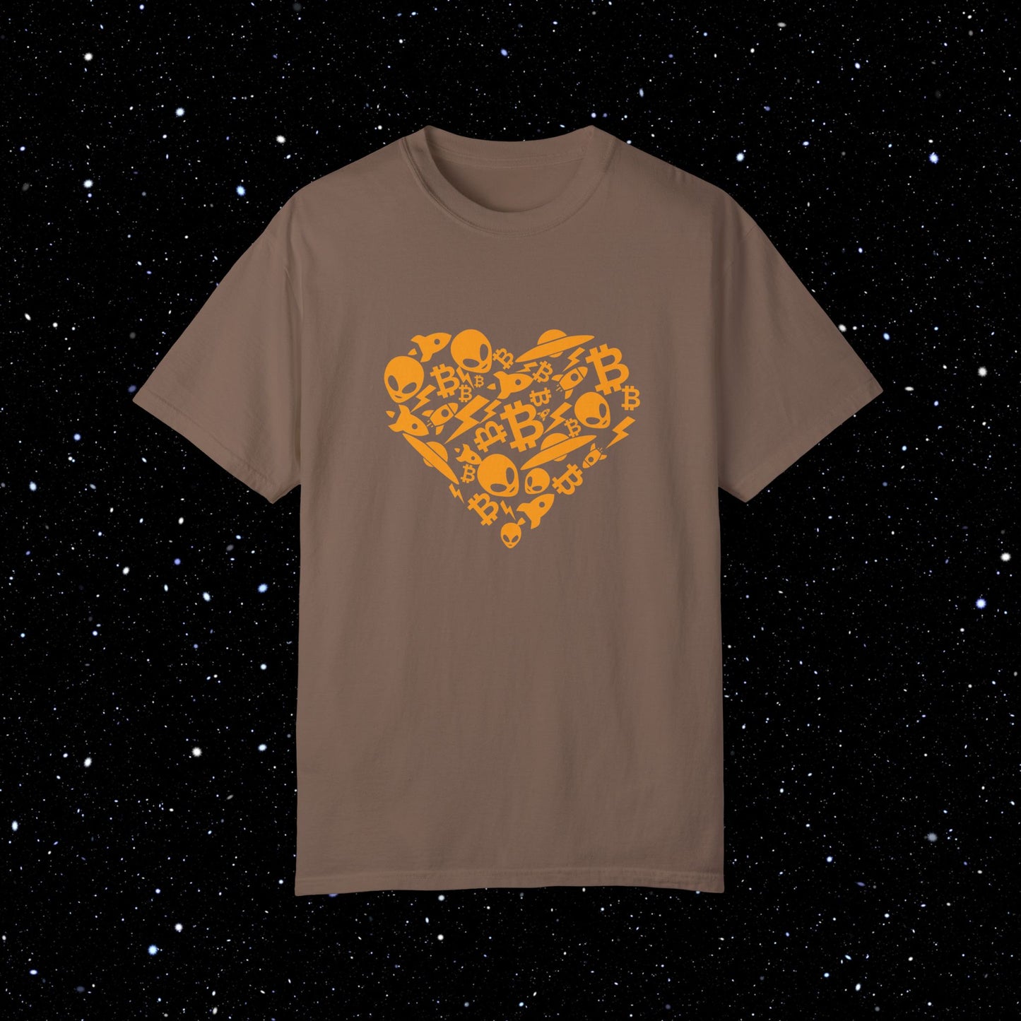 Bitcoin Alien Heart T-Shirt