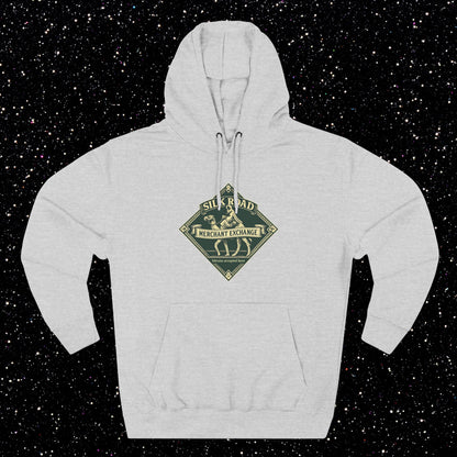 Silk Road Merchant Exchange Hoodie | Bitcoin Accepted Here | Heritage Trade Design