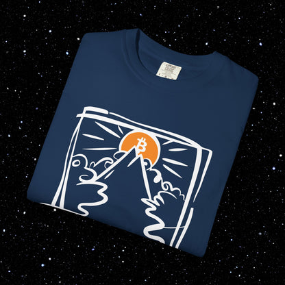 Sunrise Doodle Bitcoin Tee