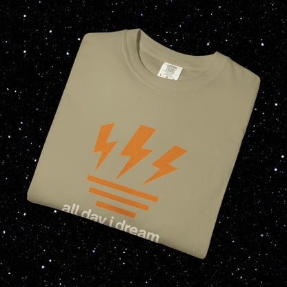All Day I Dream About Sats - Bitcoin Comfort Colors Tee Shirt