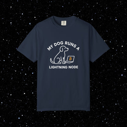 My Dog Runs a Lightning Node Bitcoin Tee