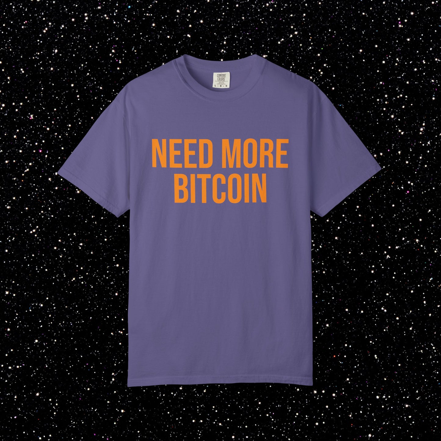 Need More Bitcoin Shirt | Minimal Bitcoin Tee