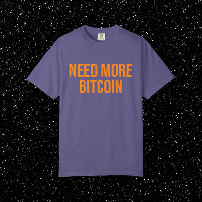 Need More Bitcoin Shirt | Minimal Bitcoin Tee