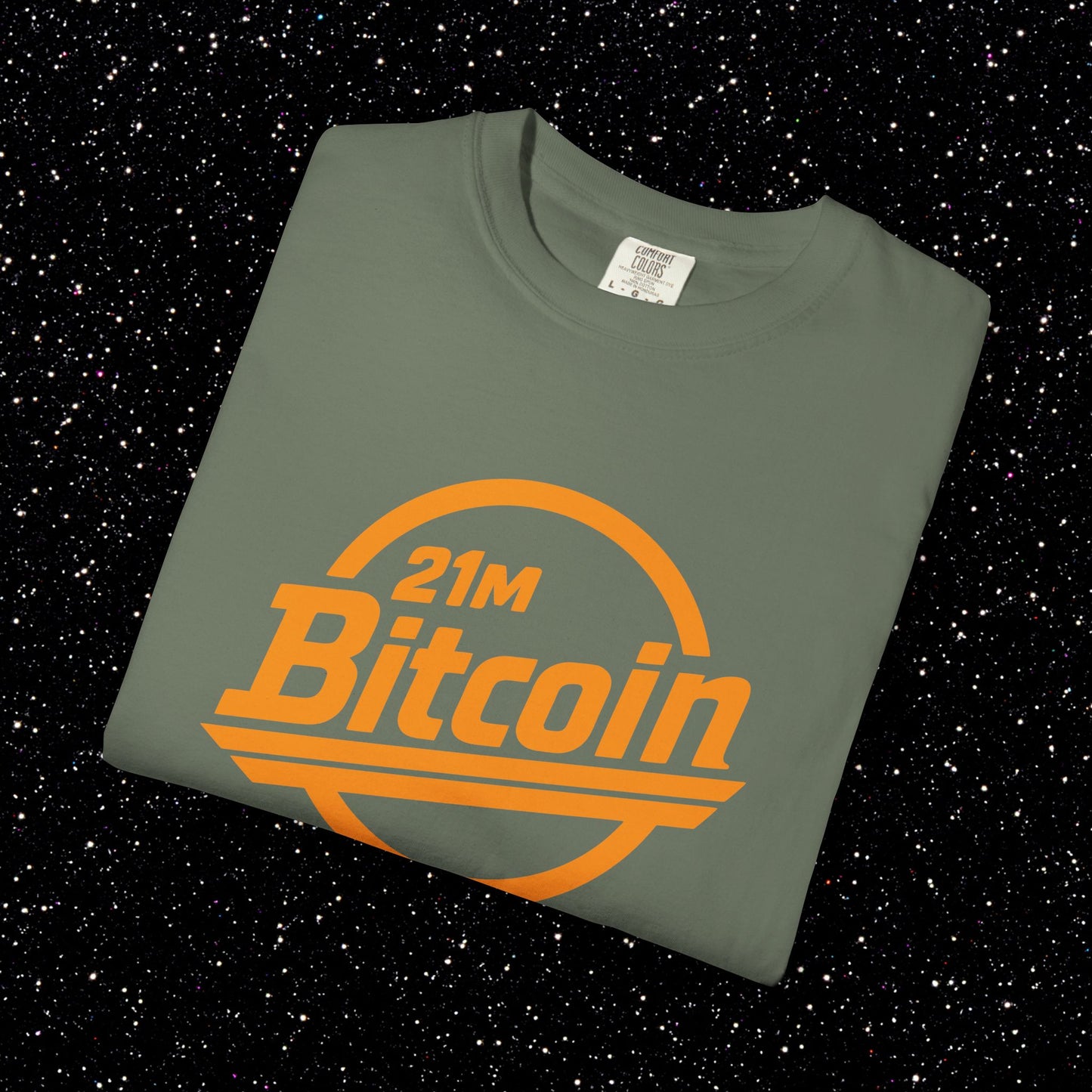 21M Bitcoin Retro Badge Tee