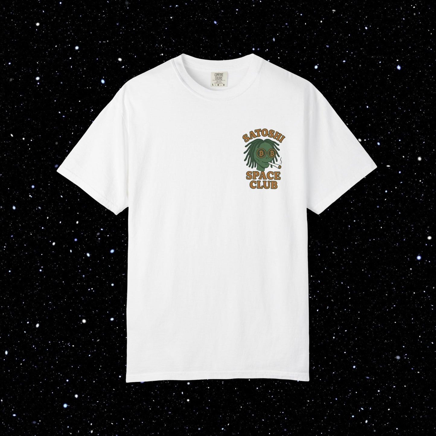 Satoshi Space Club Spaced Alien Backprint Tee