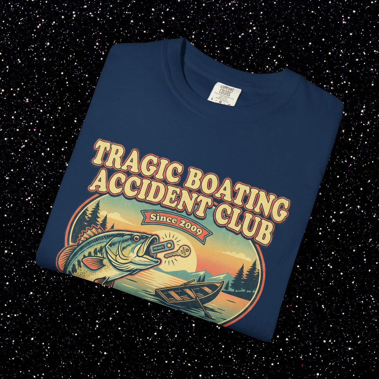Tragic Boating Accident Club Shirt | Bitcoin Since 2009 Retro Opsec Tee