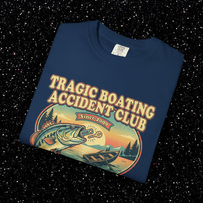 Tragic Boating Accident Club Shirt | Bitcoin Since 2009 Retro Opsec Tee