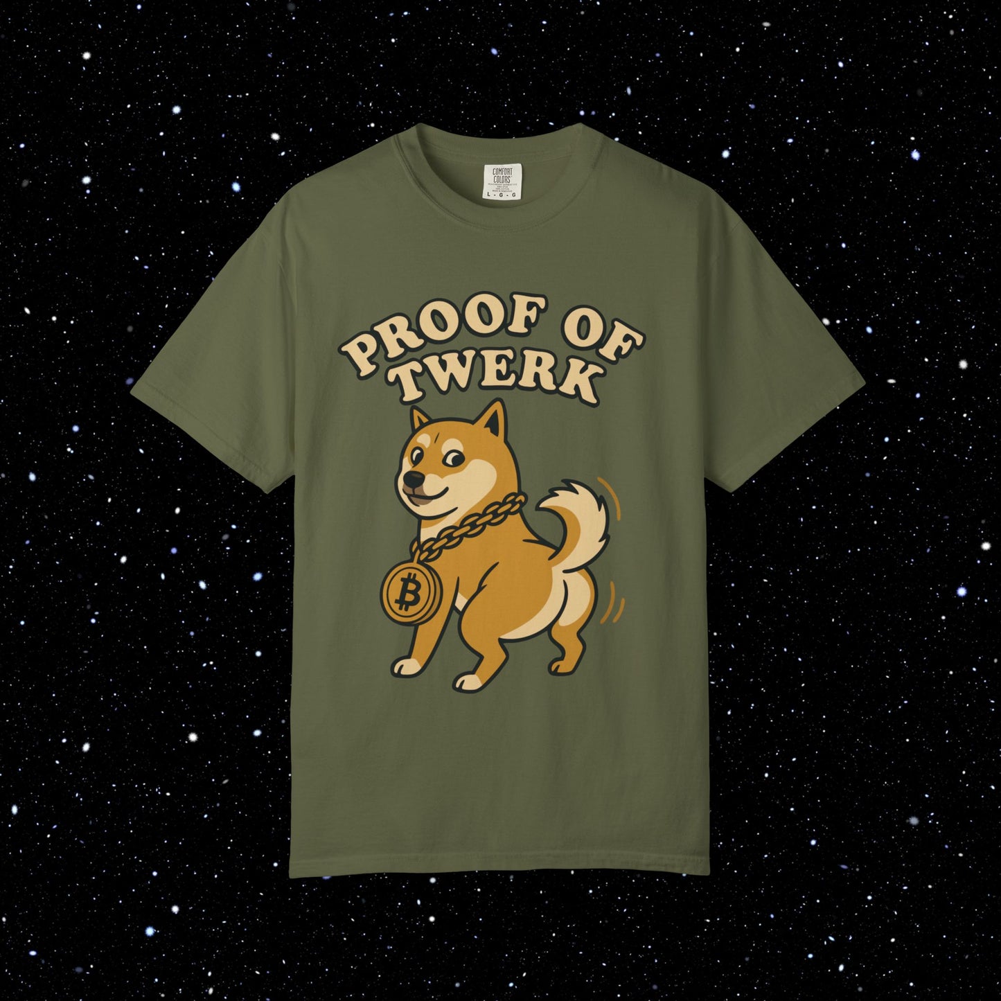 Proof of Twerk Bitcoin Doge Tee