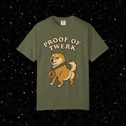 Proof of Twerk Bitcoin Doge Tee