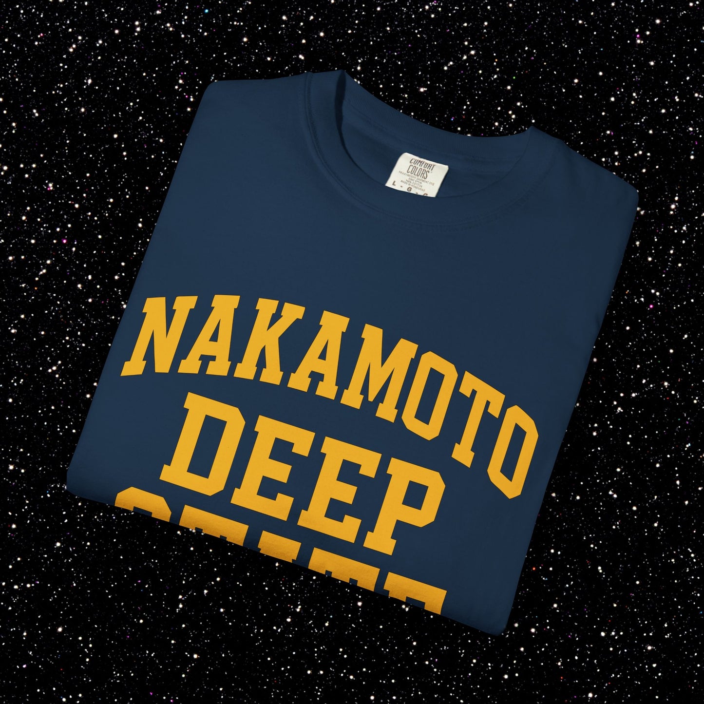 Nakamoto Deep State – Collegiate Bitcoin Tee