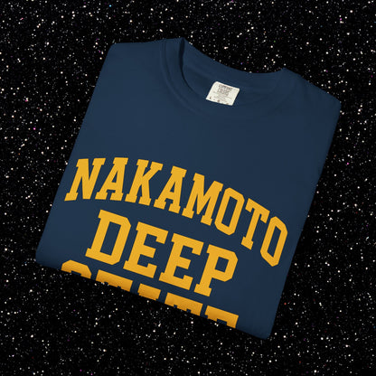Nakamoto Deep State – Collegiate Bitcoin Tee