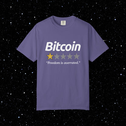 Bitcoin Is Overrated Tee Shirt