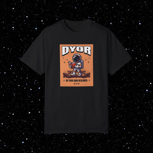 Do Your Own Research - Bitcoin Comfort Colors Tee Shirt