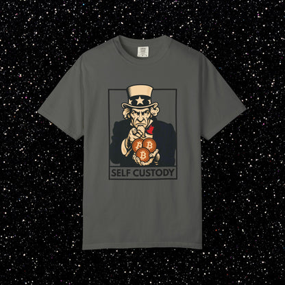 SELF CUSTODY Uncle Sam Bitcoin Tee