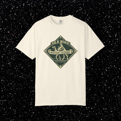 Silk Road Merchant Exchange T-Shirt | Bitcoin Accepted Here | Heritage Trade Design
