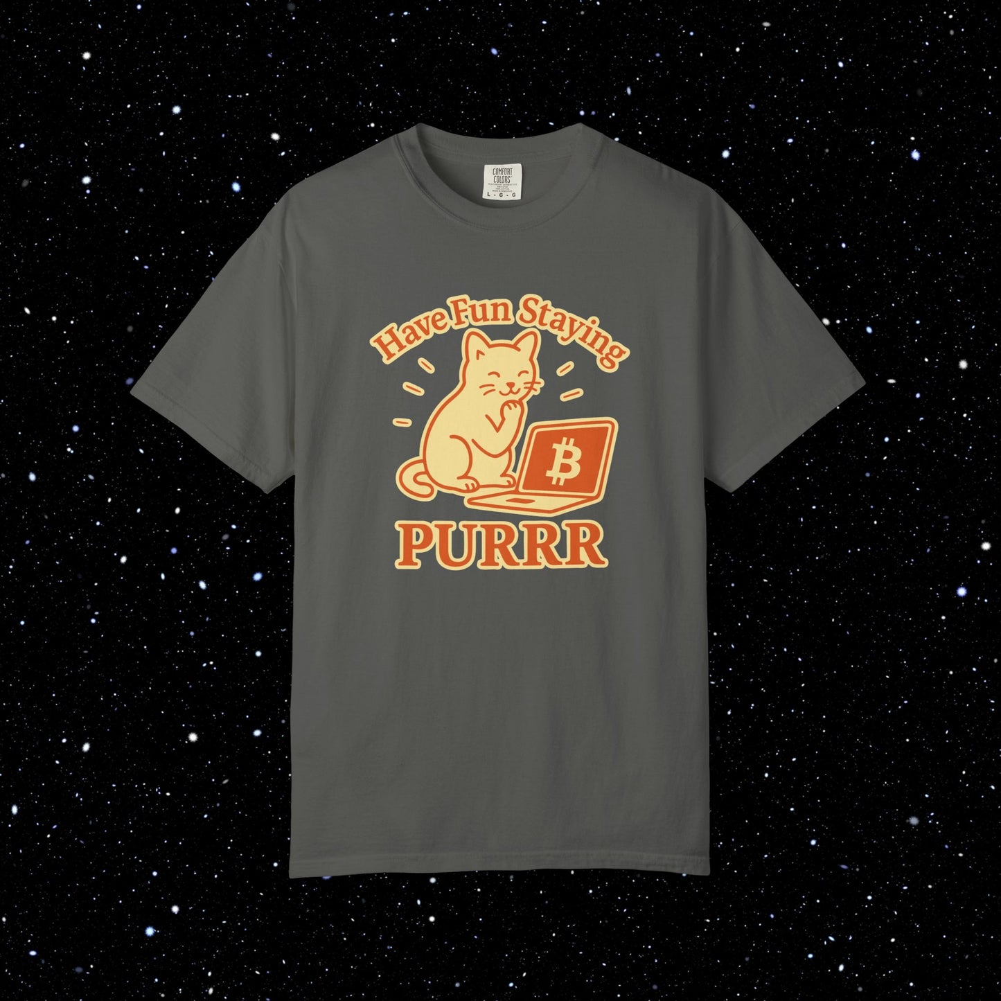 Have Fun Staying Purrr Bitcoin Tee 🐱