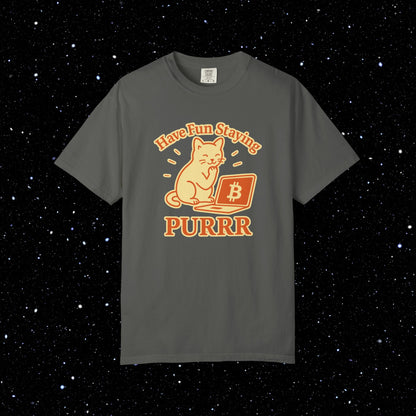 Have Fun Staying Purrr Bitcoin Tee 🐱