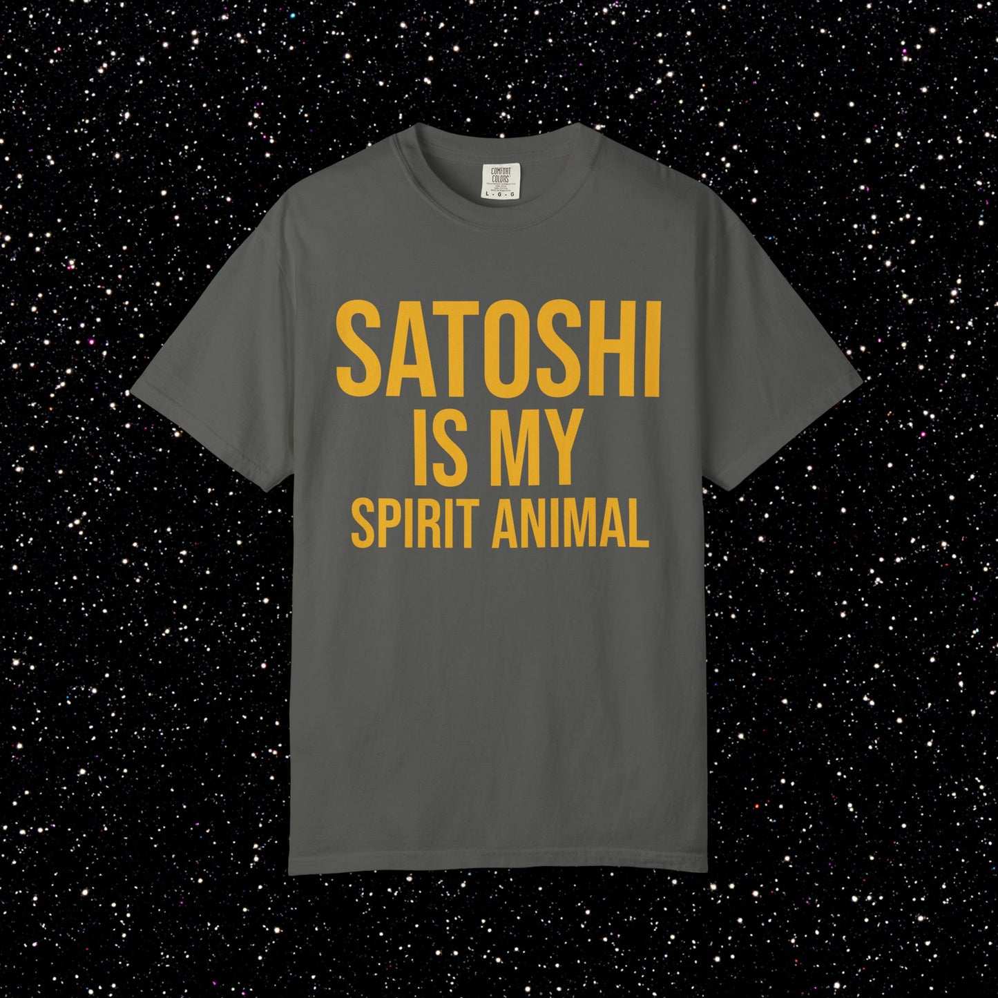 Satoshi Is My Spirit Animal Bitcoin Tee