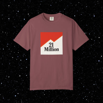 21 Million Packs - Comfort Colors Bitcoin Tee Shirt