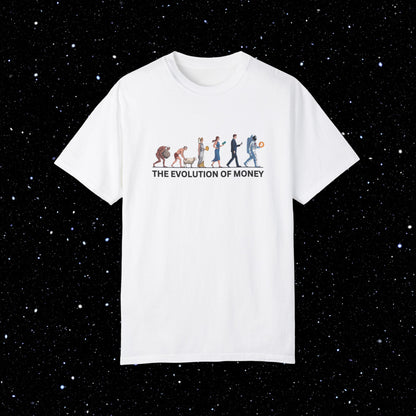 Evolution of Money - Bitcoin Comfort Colors Tee