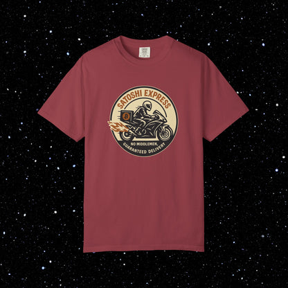 Satoshi Express Bitcoin Biker Tee
