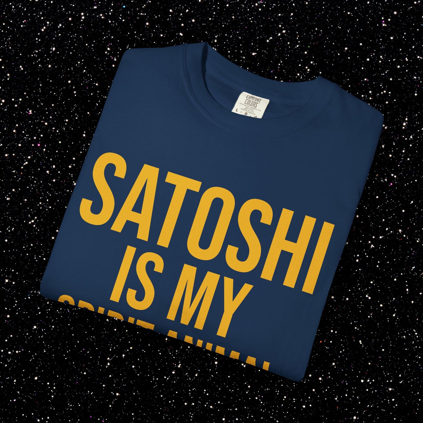Satoshi Is My Spirit Animal Bitcoin Tee