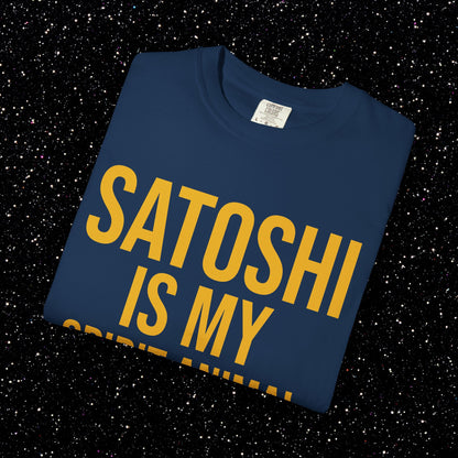 Satoshi Is My Spirit Animal Bitcoin Tee