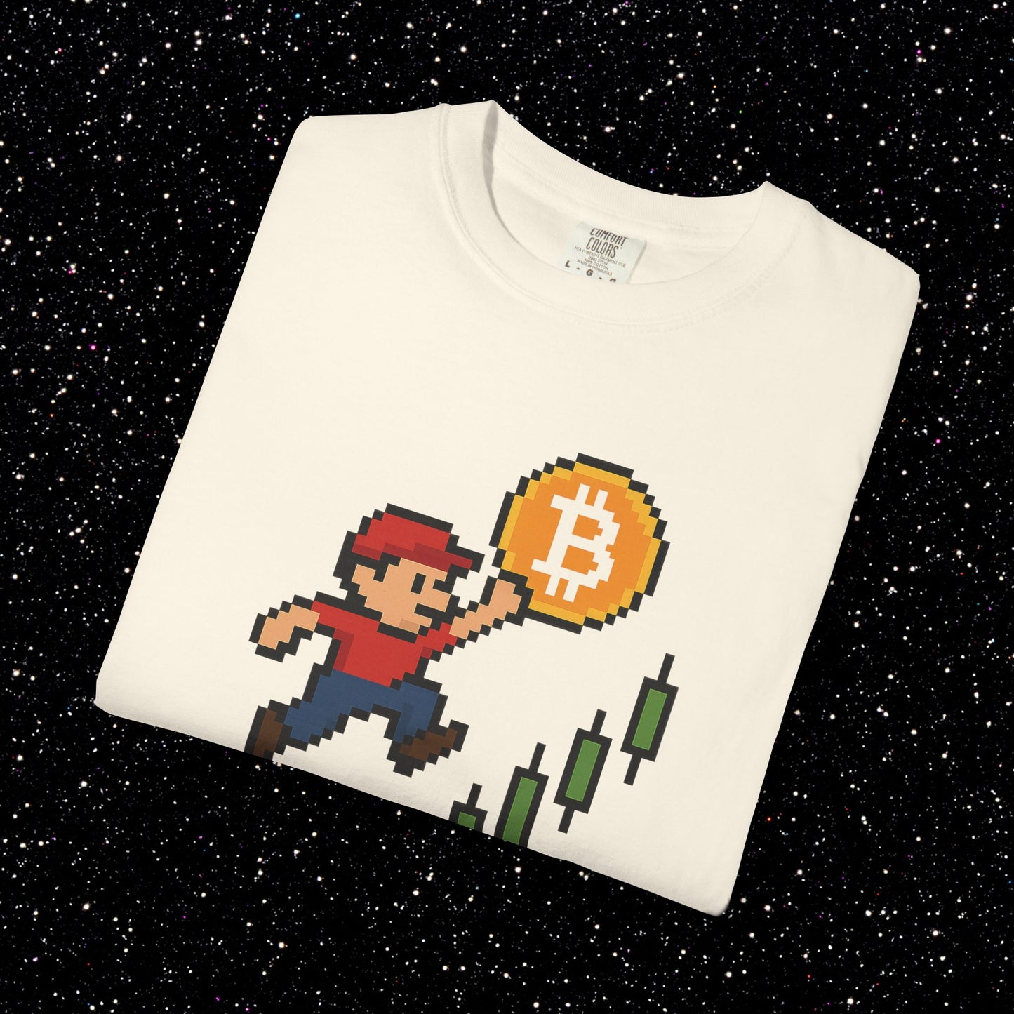 Pixel HODL Runner Tee