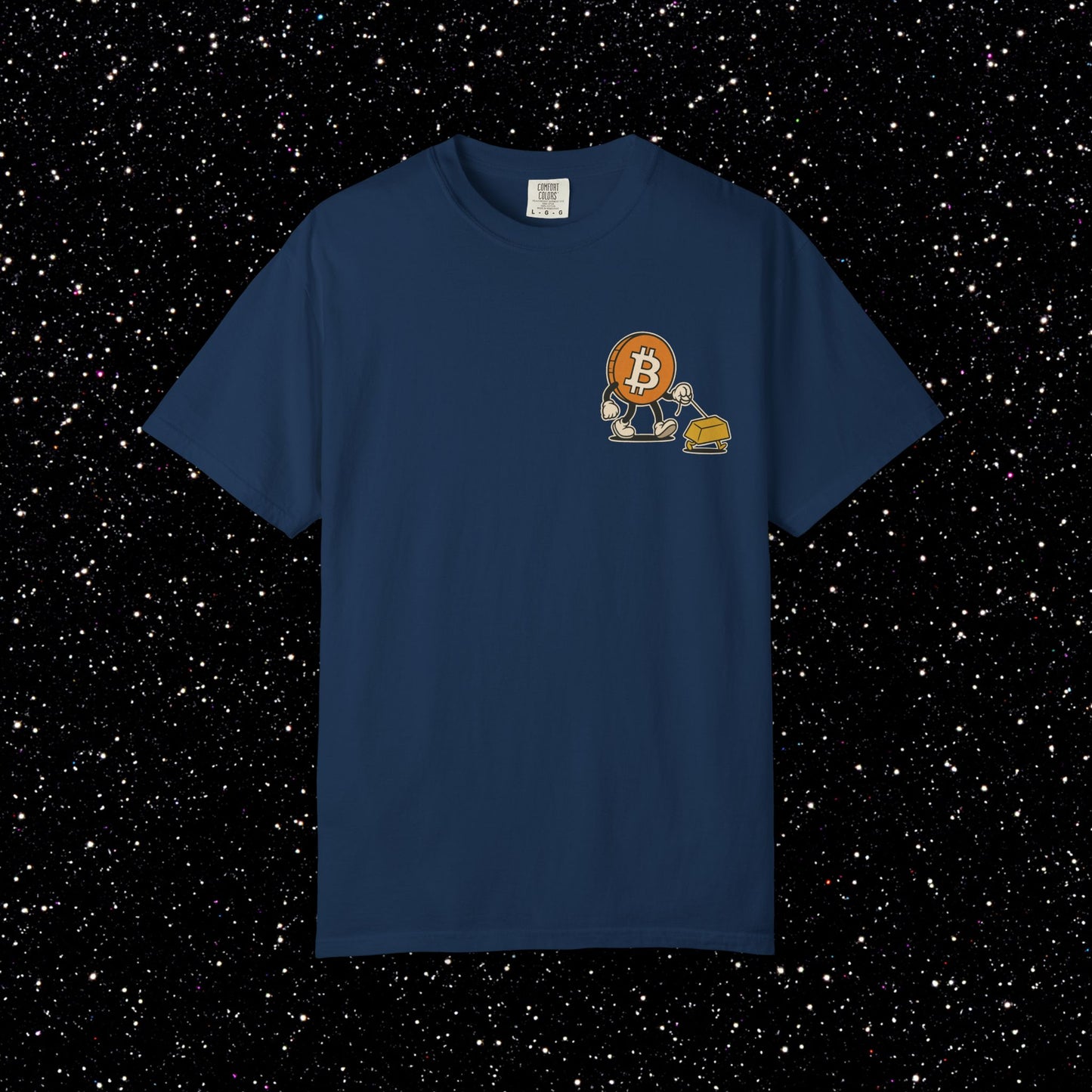 Pet Rock Bitcoin Backprint Tee