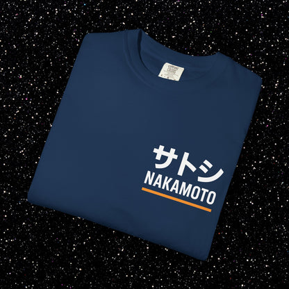 Satoshi Nakamoto — Katakana Backprint Tee