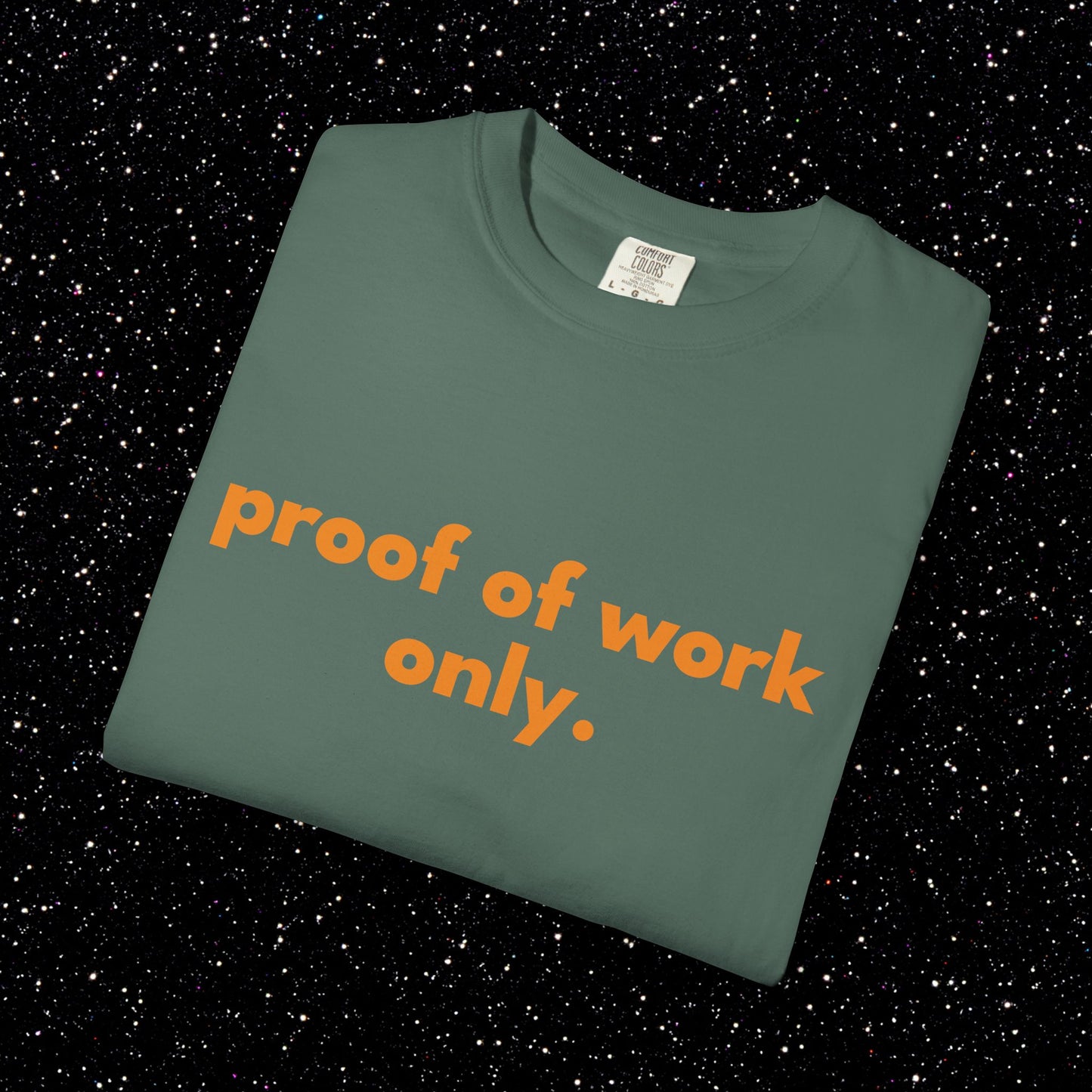 Proof of Work Only Bitcoin Tee