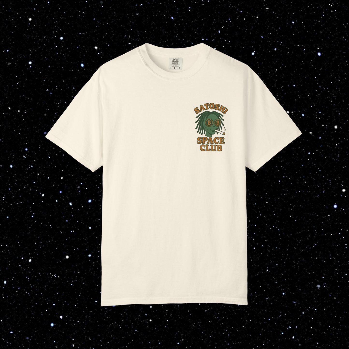 Satoshi Space Club Spaced Alien Backprint Tee