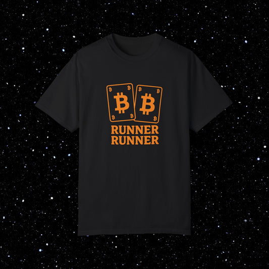 Runner Runner Bitcoin Comfort Colors Tee Shirt
