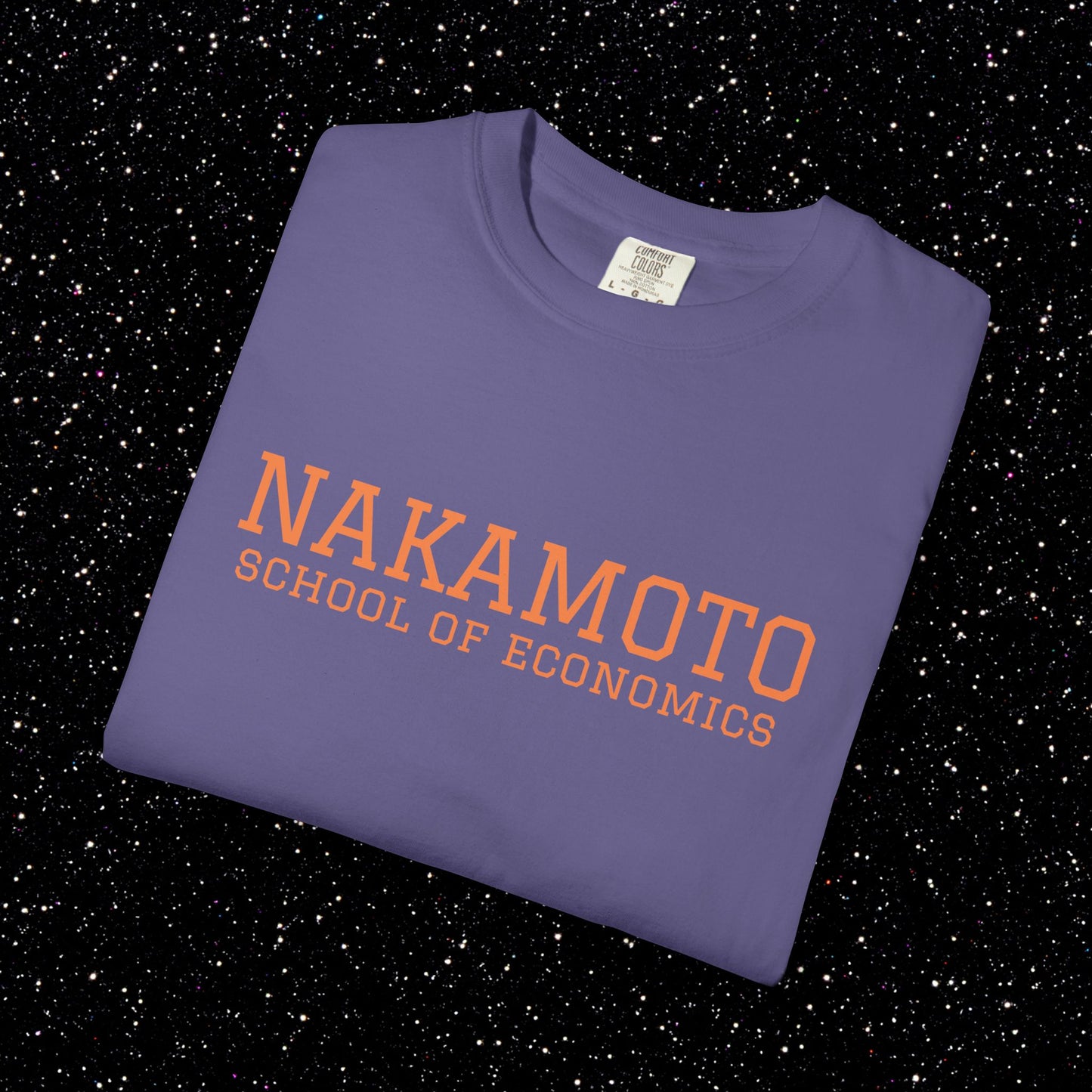 Nakamoto School of Economics Bitcoin College Tee