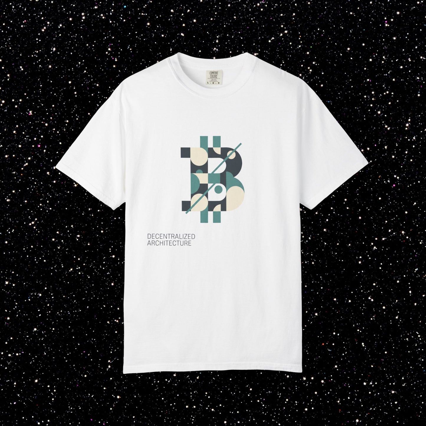 Geometric Bitcoin Architecture Tee