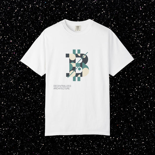 Geometric Bitcoin Architecture Tee
