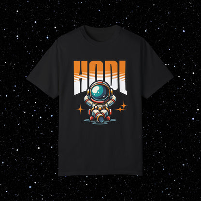 HODL Astronaut Bitcoin Comfort Colors Tee Shirt