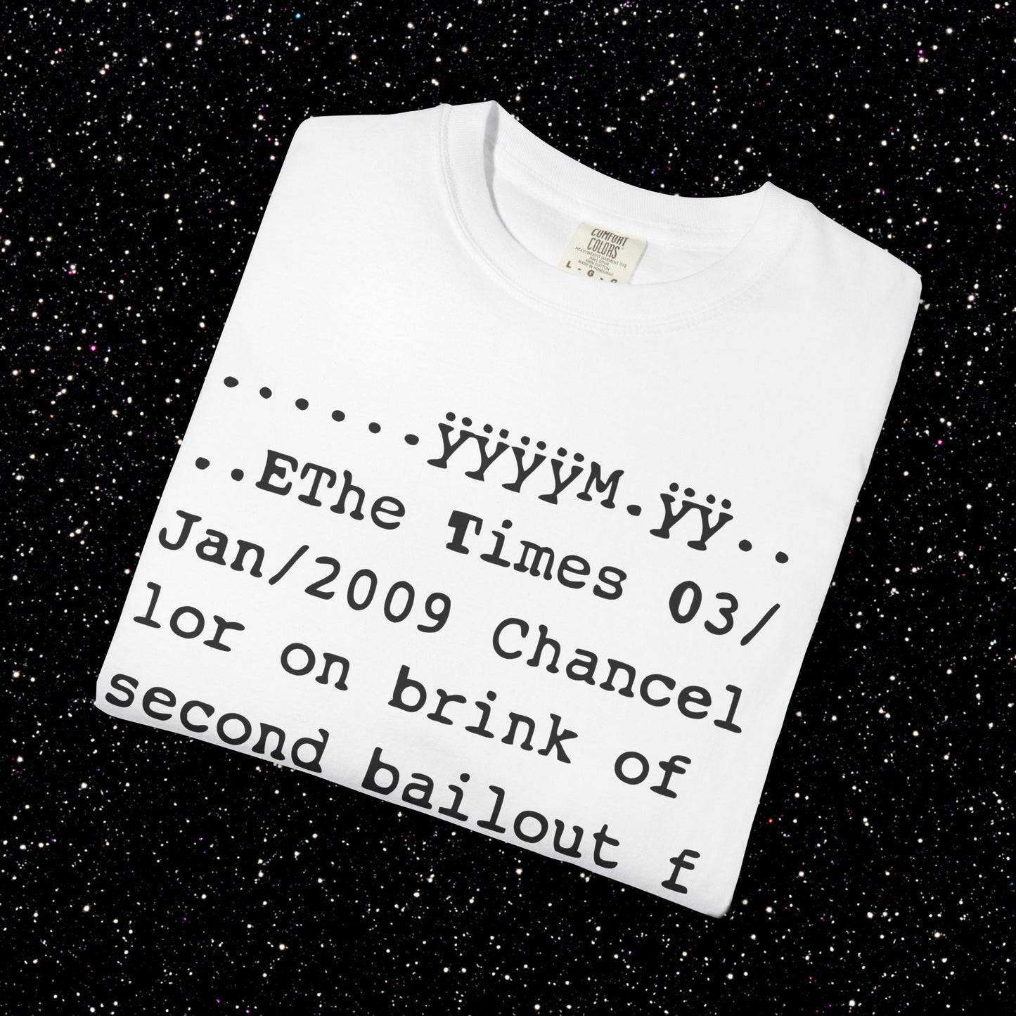 Genesis Block Glitch Tee