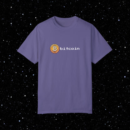 8-Bit Bitcoin Comfort Colors Tee Shirt