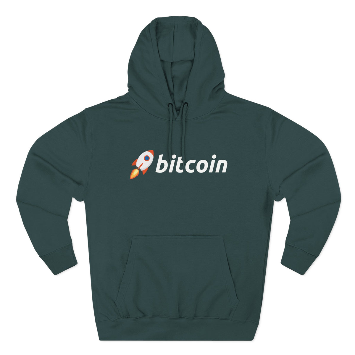 Bitcoin Rocket Logo