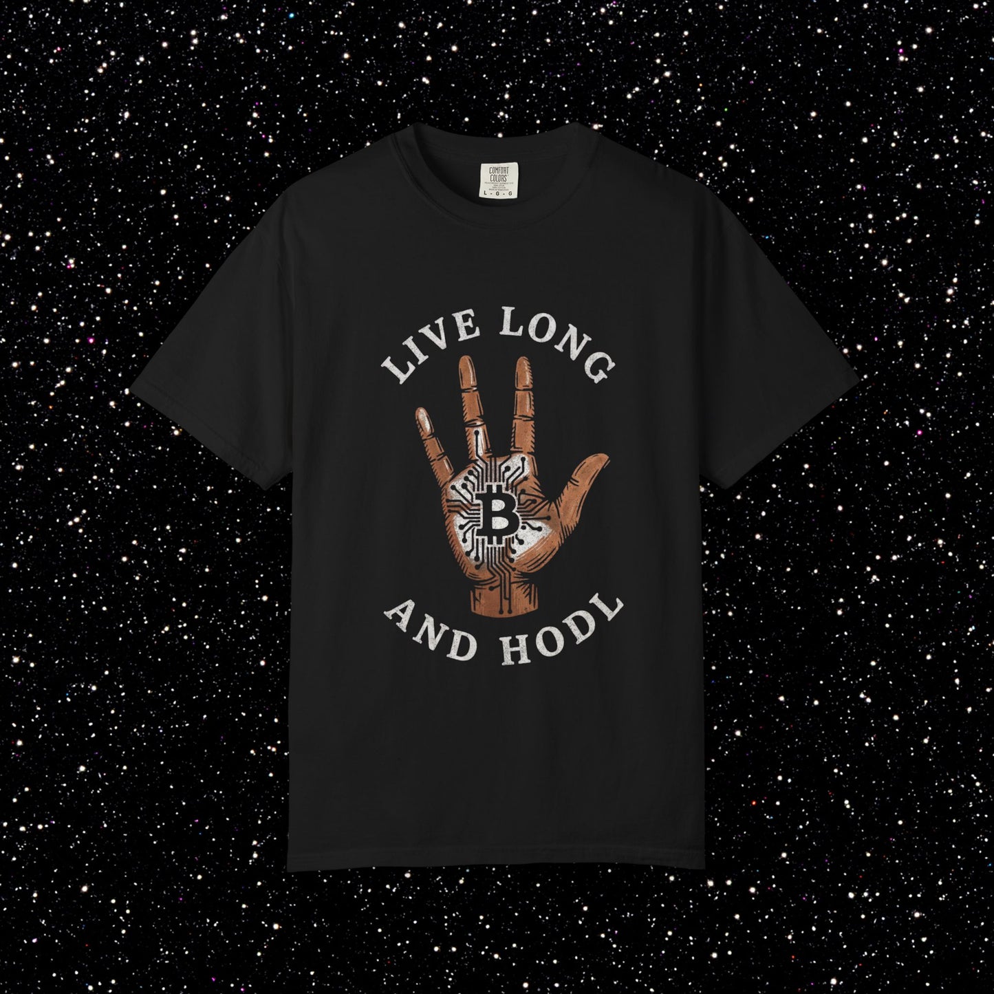 Live Long and HODL Bitcoin Tee