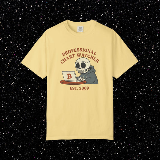 Professional Chart Watcher Bitcoin Tee
