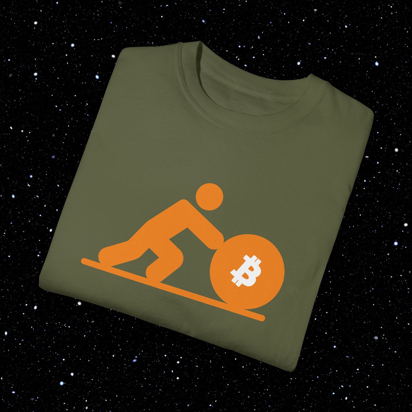 Pushin' B - Bitcoin Comfort Colors Graphic Tee