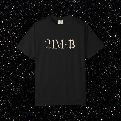 21M· Minimal Bitcoin Graphic T-Shirt